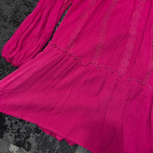 Adiva Pink Flowy Mini Dress NEW Women's Size Small - Picture 4 of 7